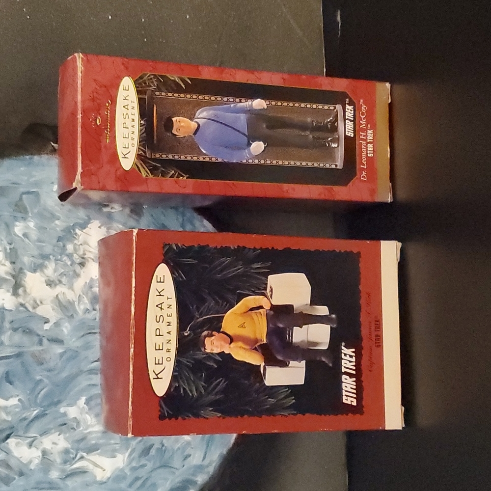 Star Trek Kirk & McCoy Ornaments